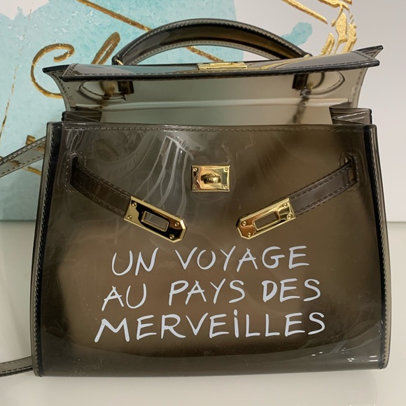 Black clear fashion handbag - Picture 2 of 7